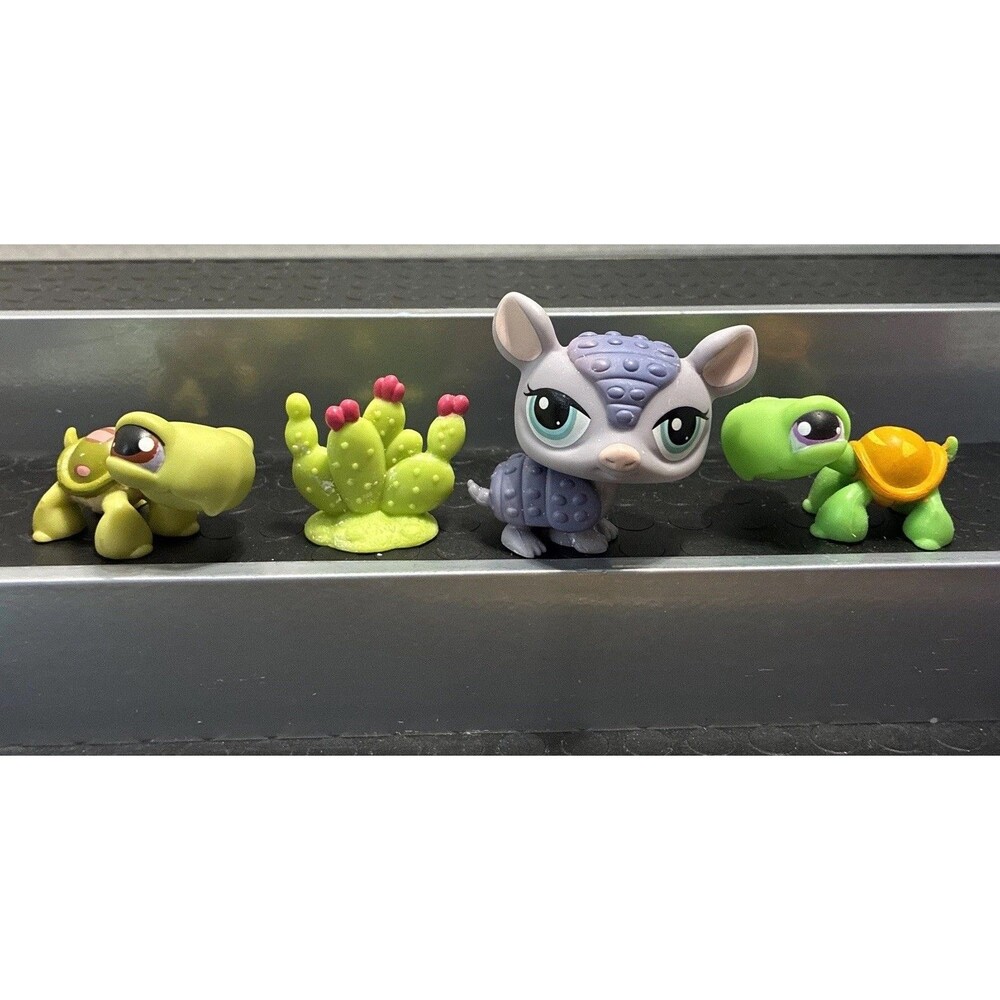 Littlest Pet Shop LPS Desert Animals Lot w/ Pumpkin Shell Turtle #433 Authentic